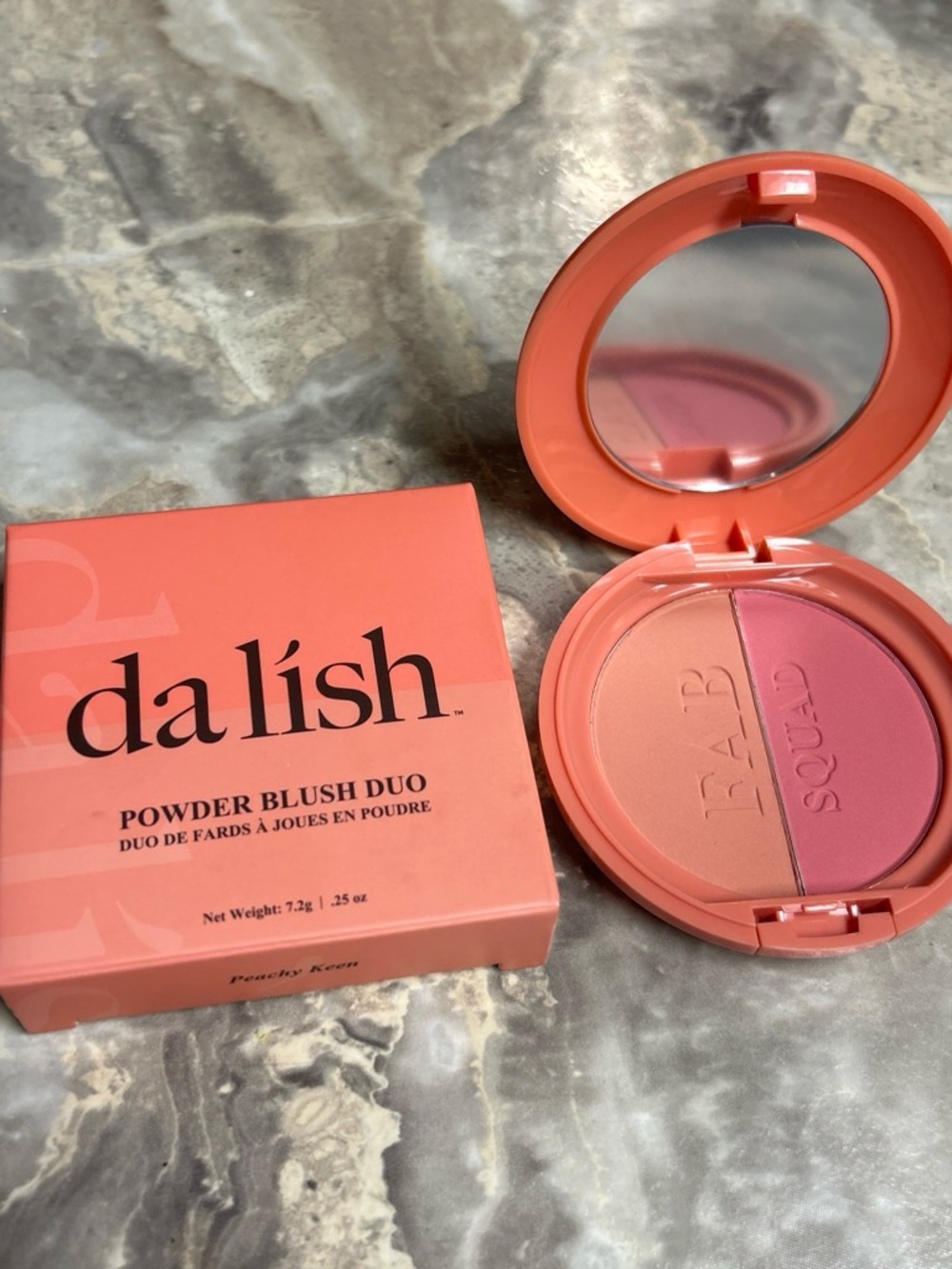 Peachy Keen Powder Blush Duo — Peach & Pink
